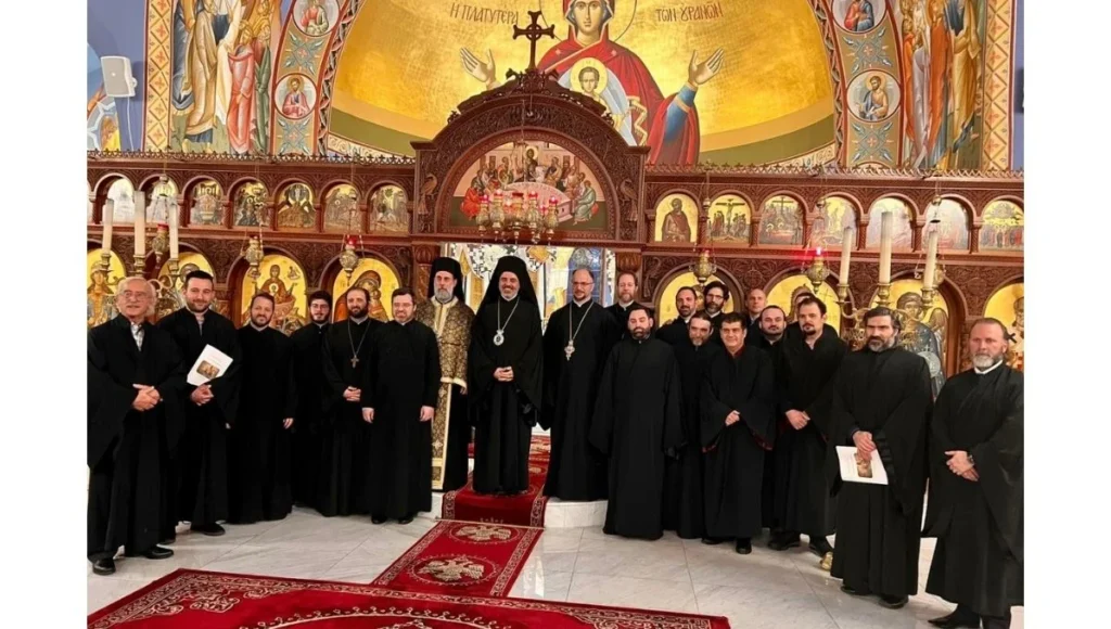 Bishop Athenagoras of Nazianzos Presides Over Contrition Service
