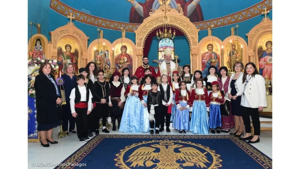 Bishop Athenagoras at Panaghia Church in Island Park, NY