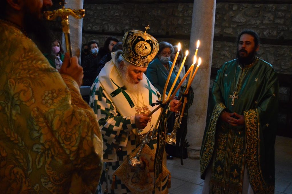 Ο Μητροπολίτης Εδέσσης στον ιστορικό Ι.Ν. Κοιμήσεως της Θεοτόκου Εδέσσης