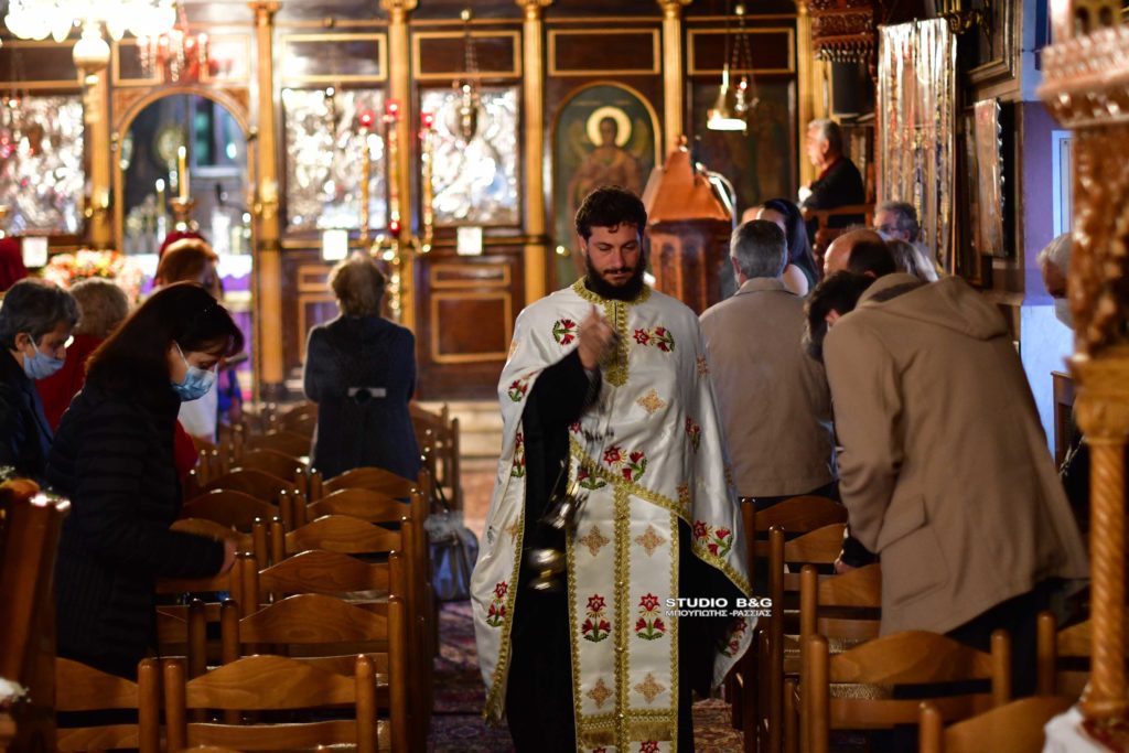 Η Ακολουθία των Δ’ Χαιρετισμών στην Αγ. Τριάδα – Πρόνοια Ναυπλίου
