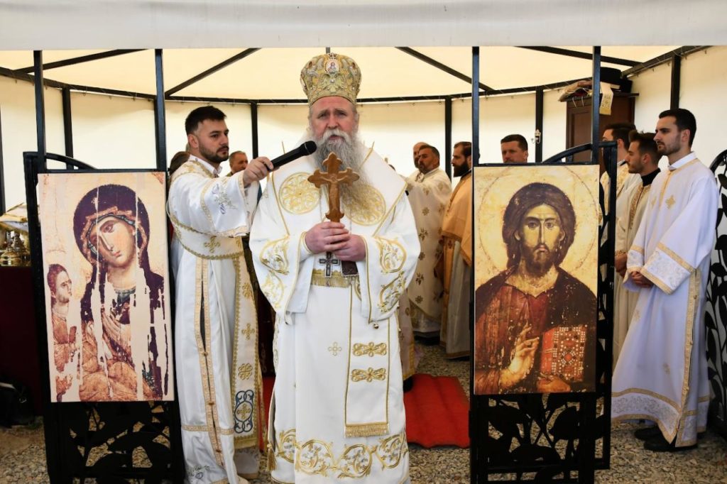 Ο Μητροπολίτης Μαυροβουνίου στη Μονή Zlatica την Κυριακή των Βαΐων