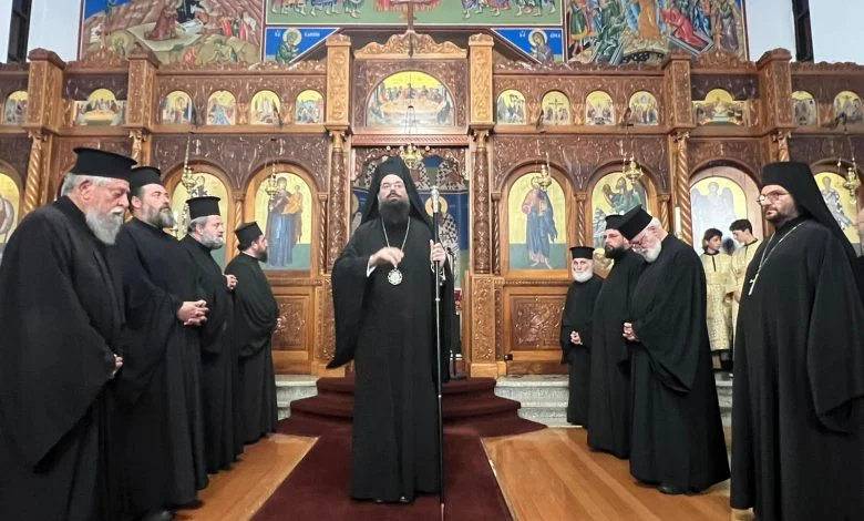 Northcote: Lenten Vespers presided over by His Grace Bishop Evmenios of Kerasounta