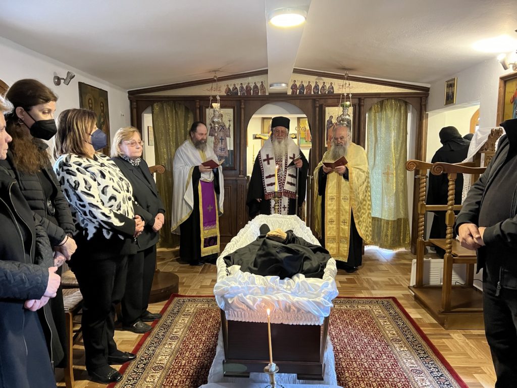 Κοίμηση μοναχής Θεοδούλης