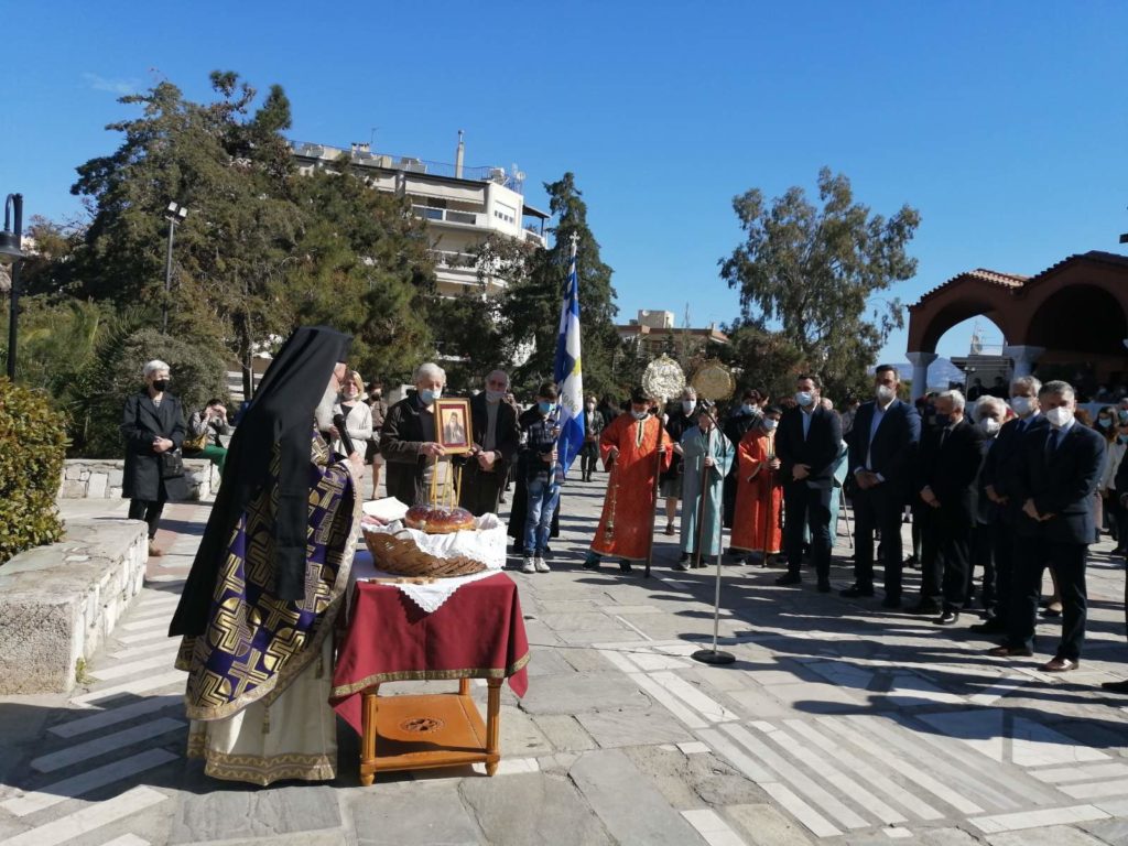 Εορτασμός του Αγίου Γρηγορίου Ε΄στη Φανερωμένη Χολαργού