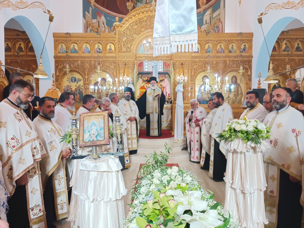 Εξόδιος ακολουθία στον Βασίλειο Κιοστεράκη πατέρα Πρωτοπρεσβυτέρου της Ι. Μητρόπολης Αρκαλοχωρίου