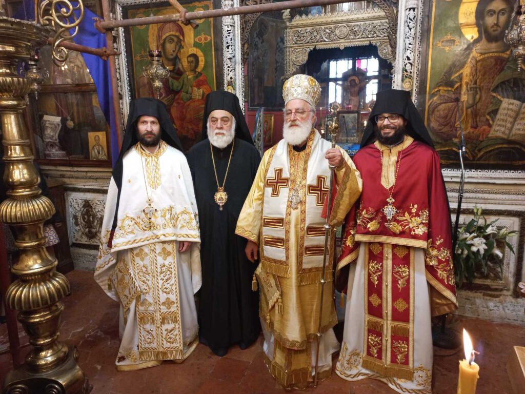 Στον Άγ. Θεωνά Αρχιεπίσκοπο Θεσσαλονίκης ο Μητροπολίτης Αρκαλοχωρίου