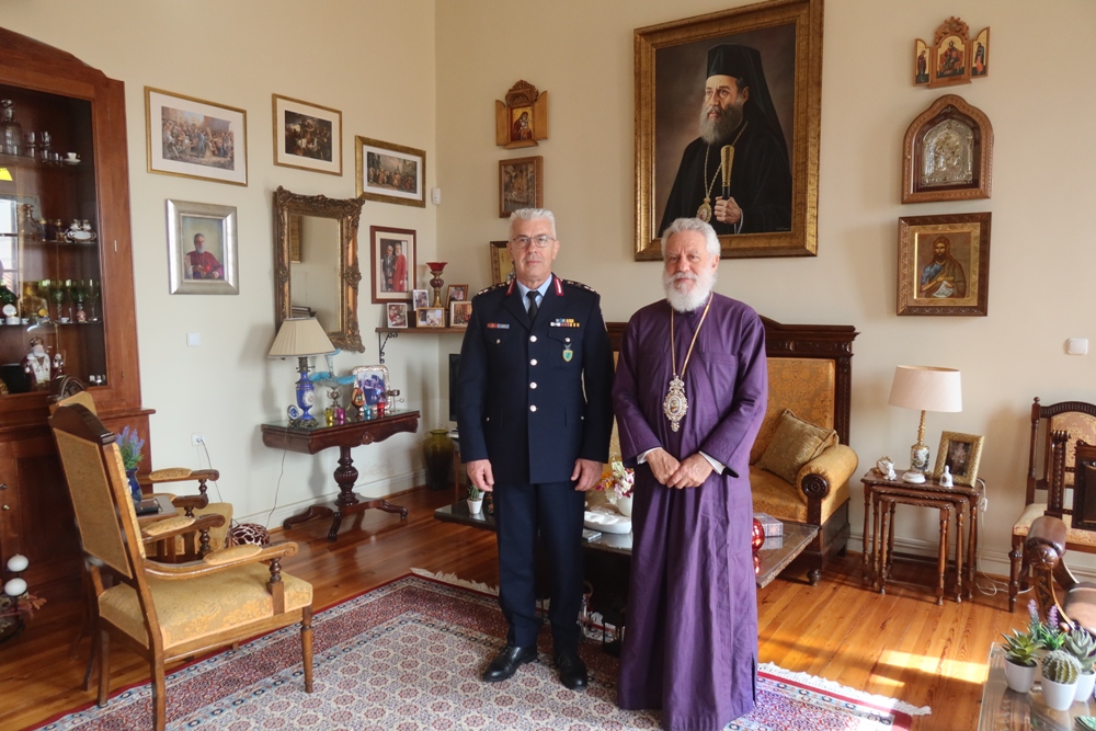 Εθιμοτυπική Επίσκεψη του Αστυνομικού Διευθυντή Ν. Αιγαίου στον Μητροπολίτη Σύρου