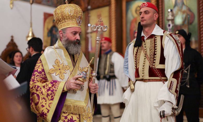 Great and Holy Friday Services presided over by His Eminence Archbishop Makarios in Melbourne