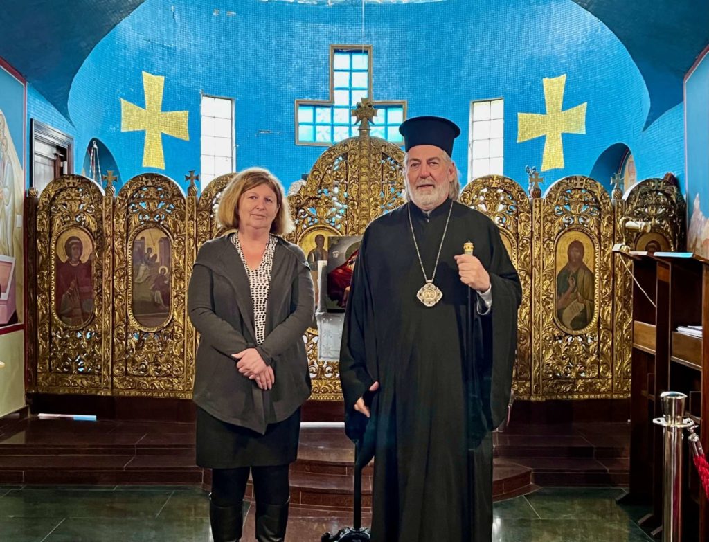Labour MP Ms. Karen Buck visits Archbishop Nikitas