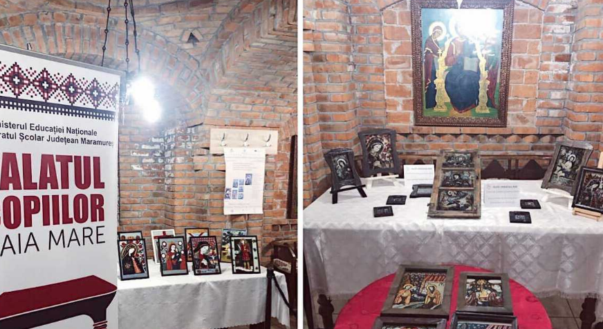 Icoana pe sticlă, legătura spirituală între tinerii greci și români”: Expoziţie vernisată la Catedrala din Baia Mare