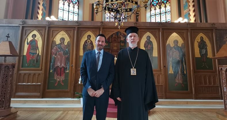 Metropolitan of Sweden Cleopas receives New Cypriot Ambassador (photos)