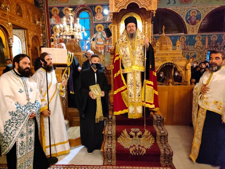 Η Δ’ Στάση των Χαιρετισμών στον Ιερό Ναό Αγίου Χαραλάμπους Λαρίσης