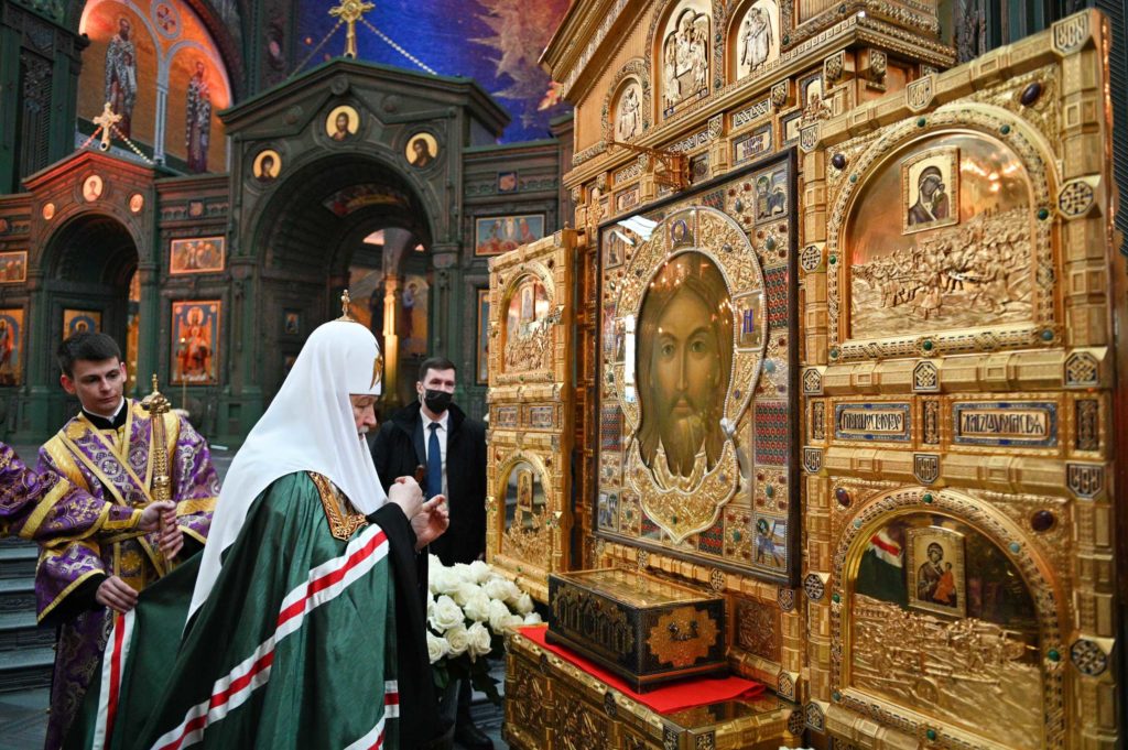 Слово Святейшего Патриарха Кирилла в Неделю 4-ю Великого поста после Литургии в главном храме Вооруженных сил РФ