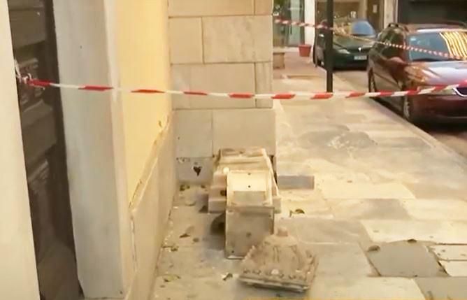 Βανδάλισαν τον Ιερό Ναό Αγίου Γεωργίου στην πλατεία Καρύτση