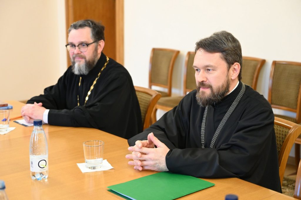 Председатель Отдела внешних церковных связей встретился с послом Евросоюза в Москве