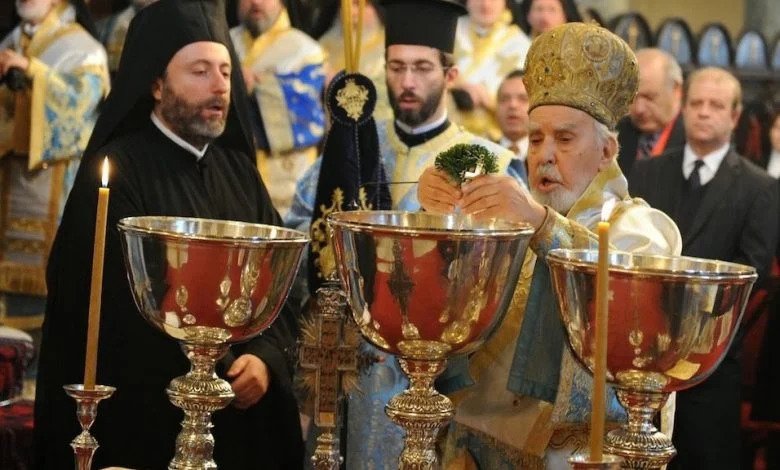 His Eminence Archbishop Makarios of Australia on the falling asleep of His Eminence Metropolitan Germanos of Tranoupolis