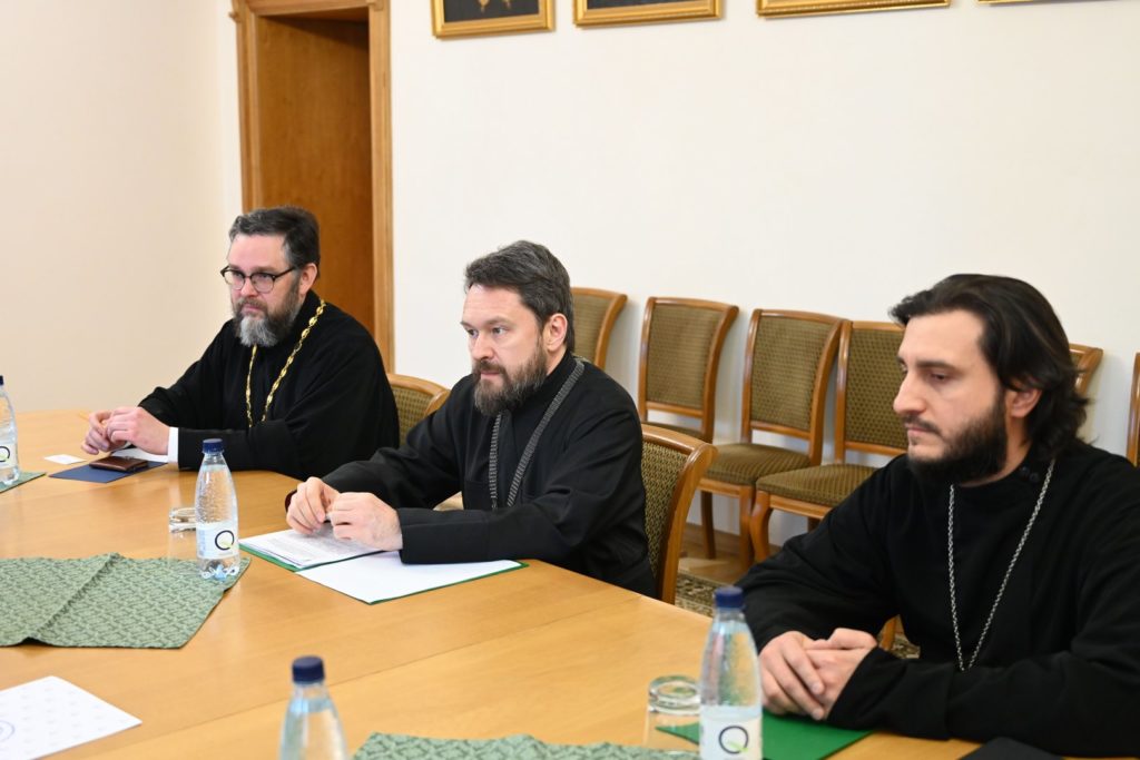 Митрополит Волоколамский Иларион встретился с руководителем Фонда поддержки и защиты прав соотечественников, проживающих за рубежом