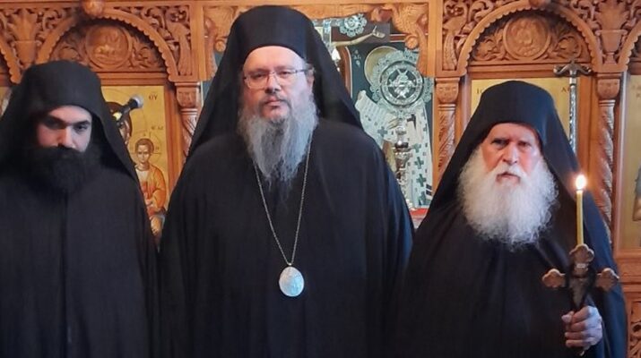 Στον Άγιο Νικόδημο Πυργετού για κουρά μοναχού ο Μητροπολίτης Λαρίσης