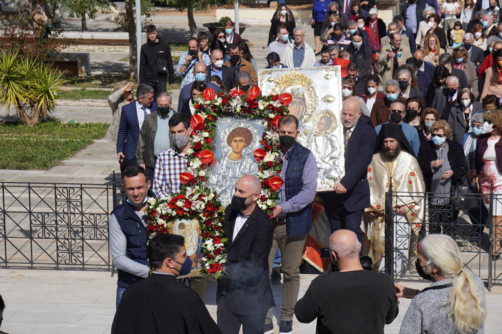 Feast day of Great Martyr George commemorated at dedicated church in Papagos