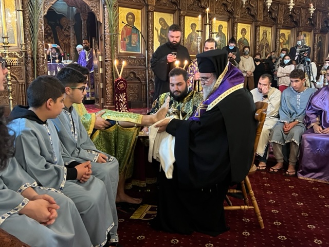Το Μυστήριο του Αγίου Ευχελαίου και η Ακολουία του Νιπτήρος στη Μητρόπολη Ταμασού