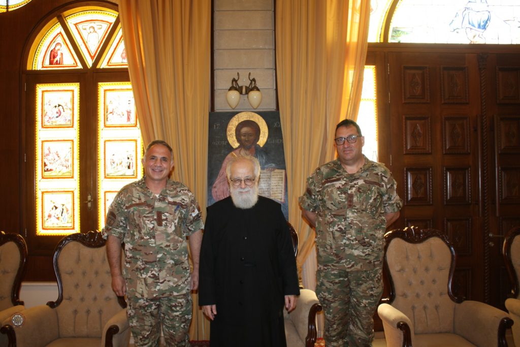 Στον Μητροπολίτη Κωνσταντίας ο Επιτελάρχης της 7ης Μ/Κ Ταξιαρχίας Πεζικού