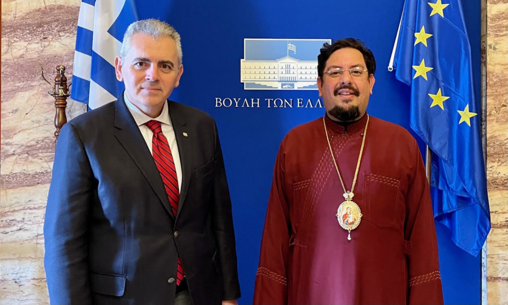 Συνάντηση Χαρακόπουλου-Μητροπολίτη Μπουένος Άιρες