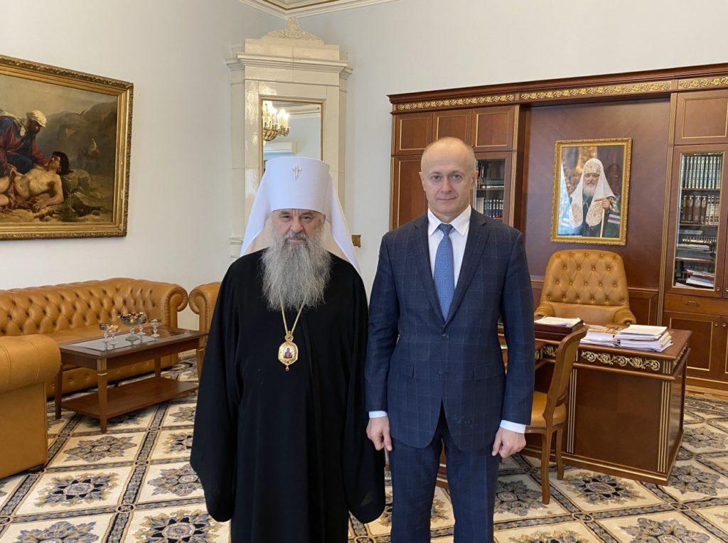 Митрополит Варсонофий провел встречи в епархиальном управлении