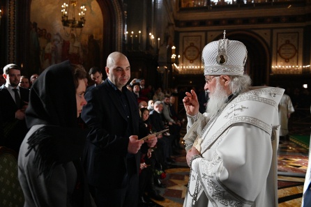 Святейший Патриарх Кирилл совершил отпевание В.В. Жириновского