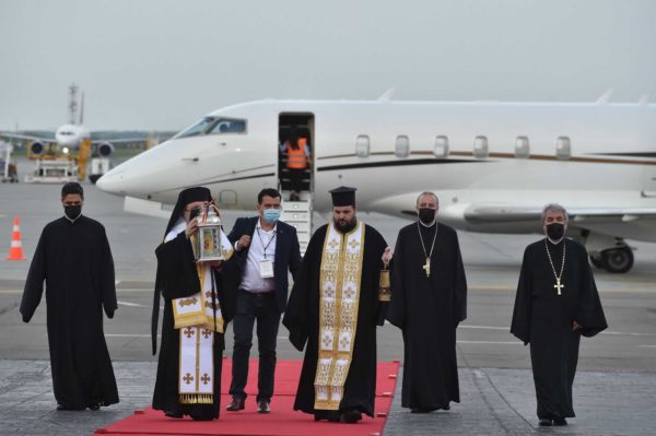 Holy Light from Jerusalem to Bucharest