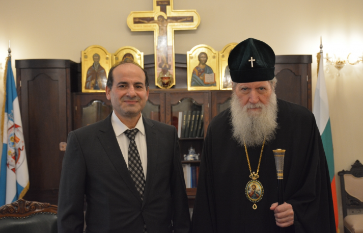 Българският патриарх Неофит прие Н. Пр. Мухамад Мухамад, посланик на Сирия у нас