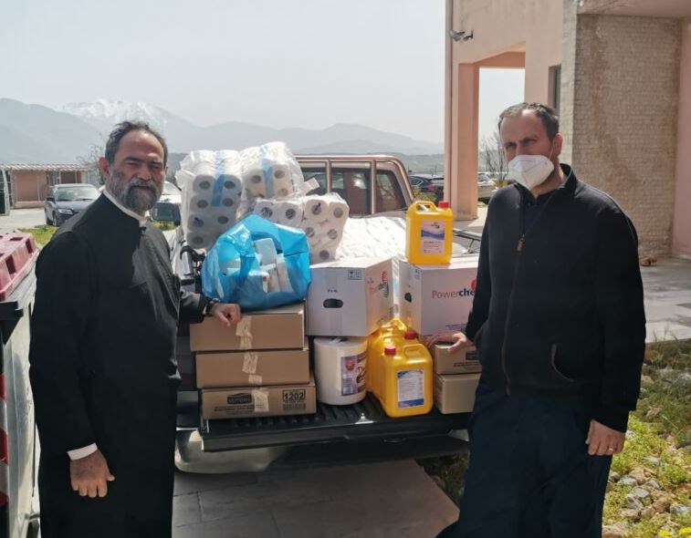 Προσφορά του Κέντρου Αλληλεγγύης στο Γυμνάσιο Αρκαλοχωρίου