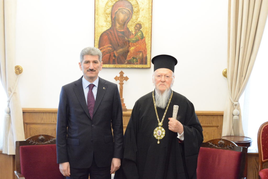Ο Υφυπουργός Εσωτερικών της Τουρκίας στο Οικουμενικό Πατριαρχείο