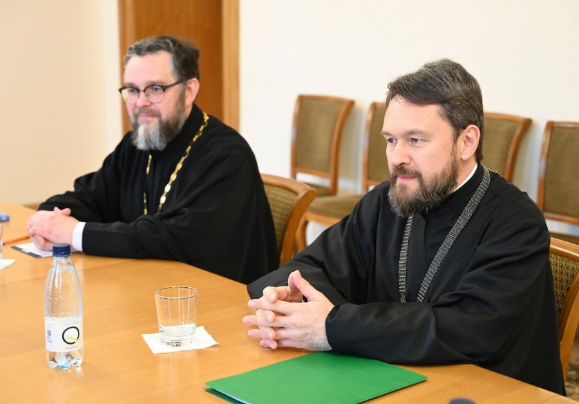 Με τον Επικεφαλής της Αντιπροσωπείας της ΕΕ στη Μόσχα συναντήθηκε ο Μητροπολίτης Βολοκολάμσκ