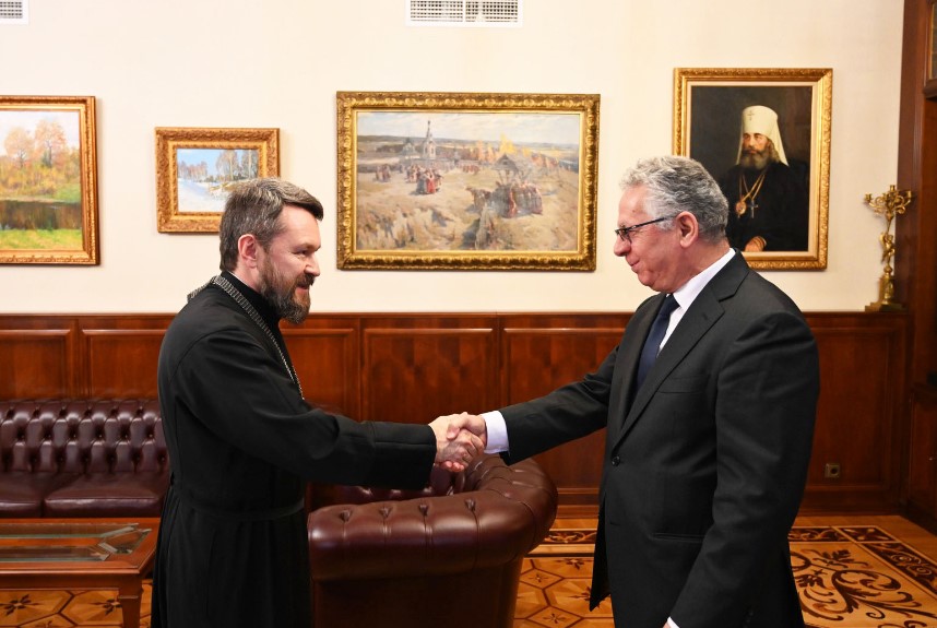 Συνάντηση Μητροπολίτη Βολοκολάμσκ με Πρέσβη Κύπρου στη Ρωσία