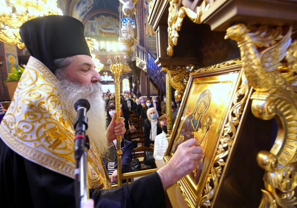 Η Ενθρόνιση της Παναγίας “Η Πάντων Χαρά” στον Ι.Ν. Αγ. Παρασκευής Καλλιπόλεως