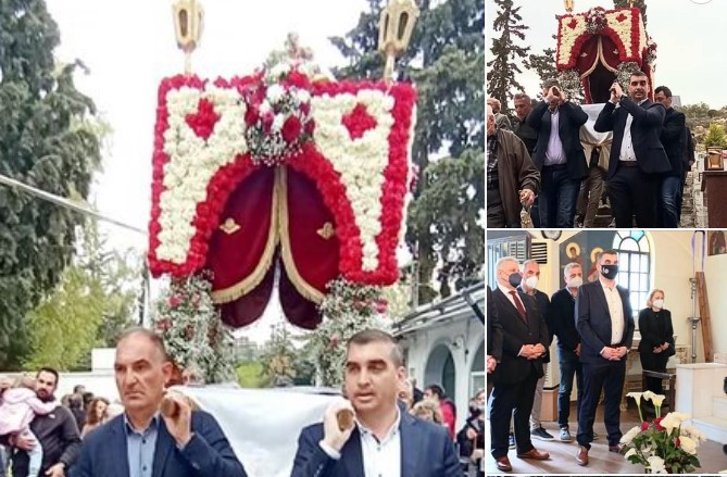 Η Περιφορά του Επιταφίου στο Ιερό Κοιμητήριο της Αργυρούπολης