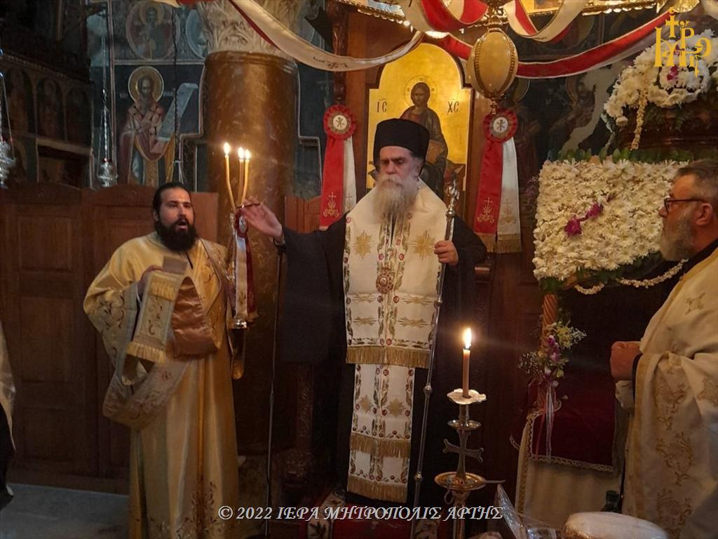 Αναστάσιμος Εσπερινός στην Μονή Κάτω Παναγιάς Άρτης