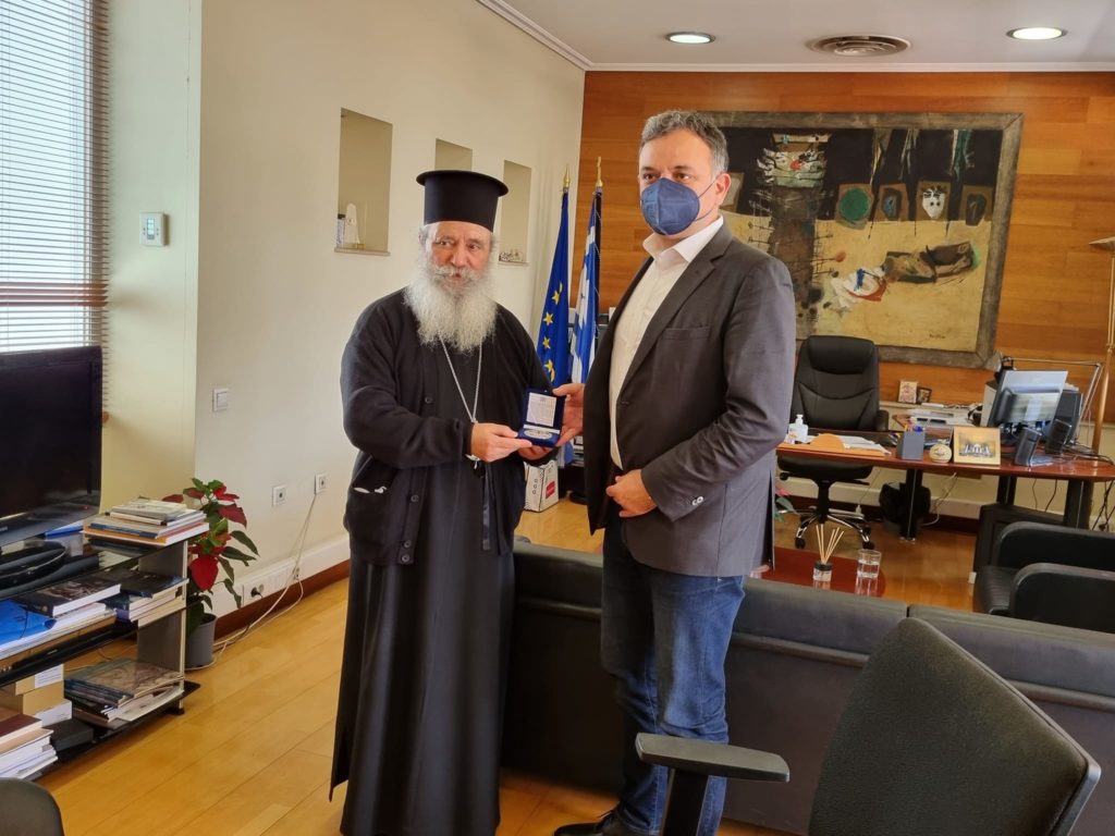 Στον Γενικό Γραμματέα Πολιτισμού ο Μητροπολίτης Ύδρας Εφραίμ