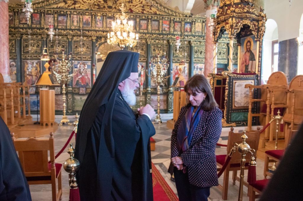 Η Πρόεδρος της Δημοκρατίας στον Έβρο και στον Μητροπολίτη Διδυμοτείχου