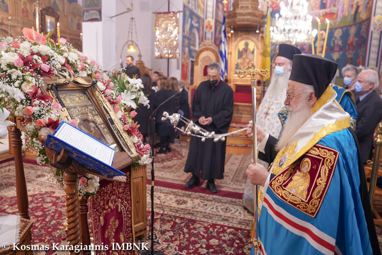 Η Δ’ Στάση των Χαιρετισμών στην Προσφυγομάνα Παναγιά του Πόντου