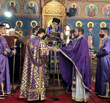 Η Θεία Λειτουργία της Μεγάλης Πέμπτης στη Μητρόπολη Ταμασού