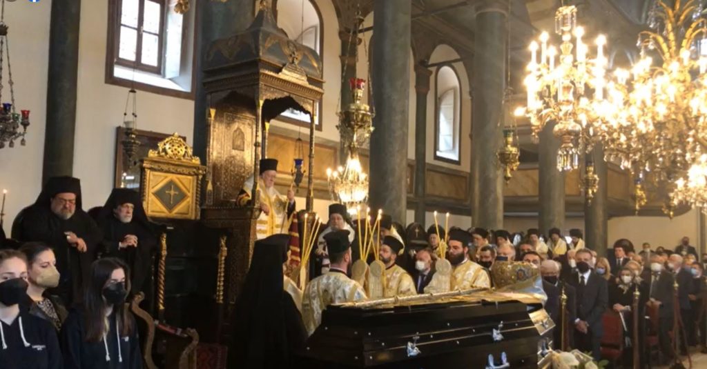 Η εξόδιος ακολουθία του μακαριστού Μητροπολίτη Τρανουπόλεως κυρού Γερμανού