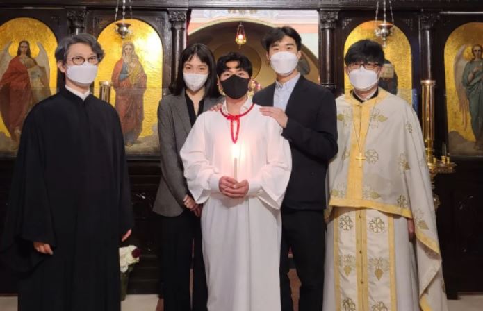 Ορθόδοξος βαπτίστηκε Νοτιοκορεάτης