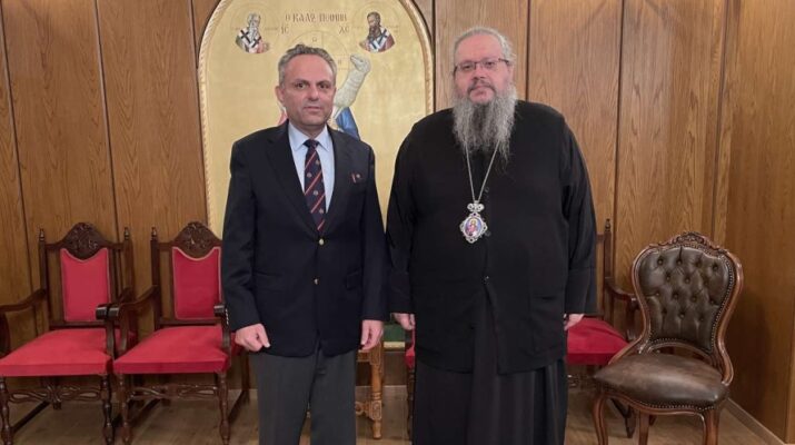 Ο Αντιστράτηγος ε.α. Ιωάννης Παπαναγνώστου στον Μητροπολίτη Λαρίσης