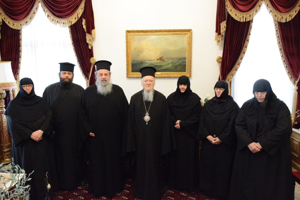 Στον Οικουμενικό Πατριάρχη η νέα Ηγουμένη της Μονής Εικοσιφοινίσσης