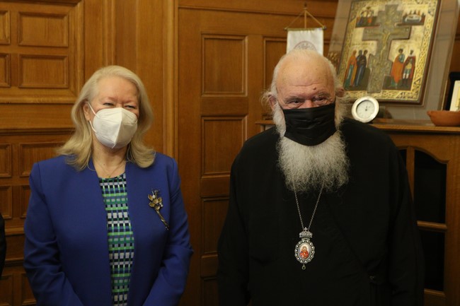 Συνάντηση Αρχιεπισκόπου με την νέα Πρέσβη της Ελλάδος στη Ρώμη