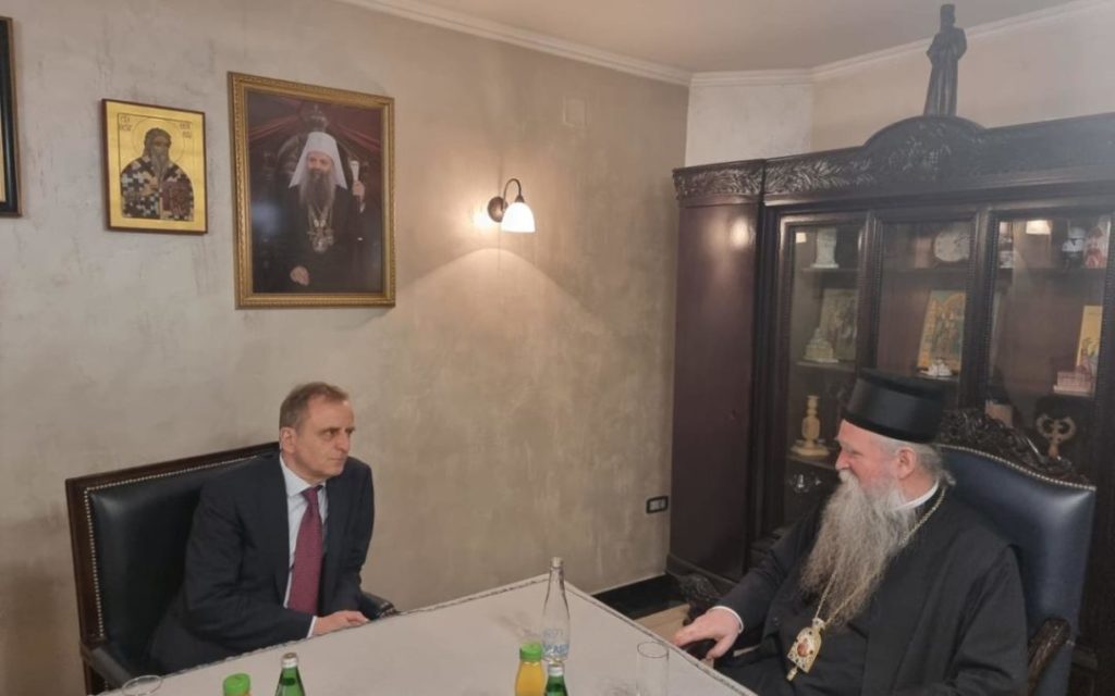 Сусрет Митрополита Јоаникија и амбасадора Холандије у Црној Гори