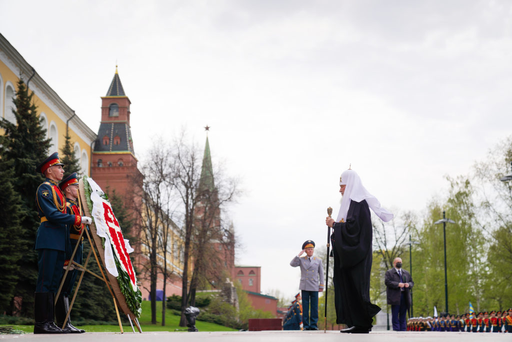 Στη στρατιωτική παρέλαση για την «Ημέρα της Νίκης» ο Πατριάρχης Μόσχας