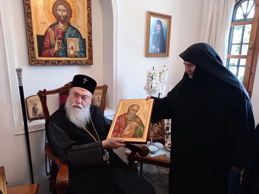 Στο Ιερό Ησυχαστήριο Αγίου Γερασίμου Περαχώρας