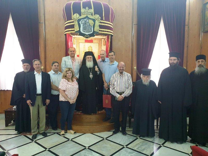 Έλληνες από την Αμερική επισκέφθηκαν το Πατριαρχείο Ιεροσολύμων